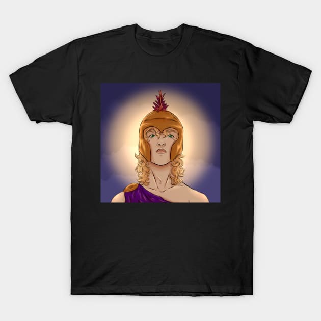 Achilles come down (with background) T-Shirt by Sophprano